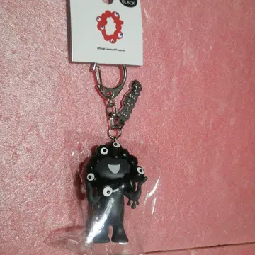 2 블랙 PVC 입체 키링 키체인 새상품