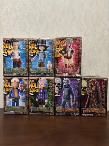 원피스 피규어 묶음 판매 7체 DXF