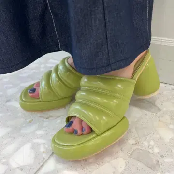 eimy istoire 청키힐 샌들 그린 M 사이즈