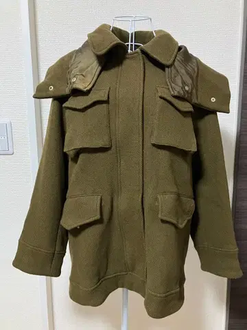 최근 모델 KAON 카온 밀리터리 후데트 숏코트 사이즈 1