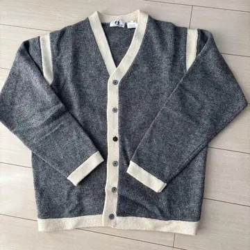 GOOD ENGLISH 가디건 그레이/아이보리