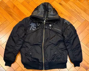 AVIREX MA-1 리모델 마크2 자켓 2XL 블랙