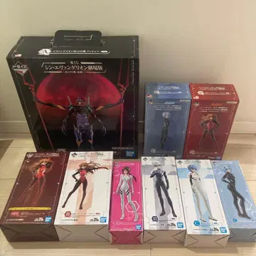 신 에반게리온 극장판 피규어 9체 세트 제일복권