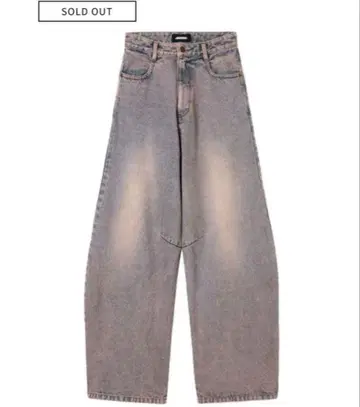 JIMWAG 스마트 밤 데님 팬츠 핑크 M 사이즈