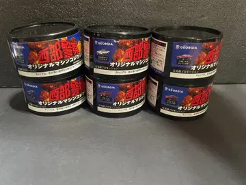 조지아 캔 커피 증정 서부경찰 오리지널 머신 컬렉션 전 6종