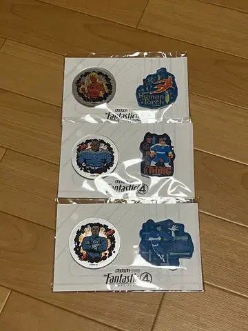 판타스틱 포 Happy 복권 F상 아크릴 배지 세트