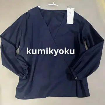 택 포함 새상품 쿠미쿄쿠 카슈쿨 셔츠 블라우스 새상품급 kumikyoku