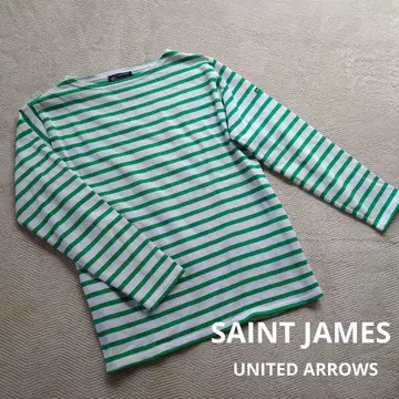 [새상품급] SAINTJAMES 보더 롱 T 세인트 제임스