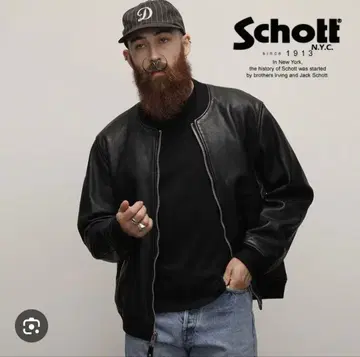Schott LEATHER BOWERY 레더 재킷 바워리 MA-1