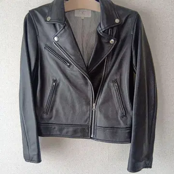 블랙 양가죽 자켓 라이더스