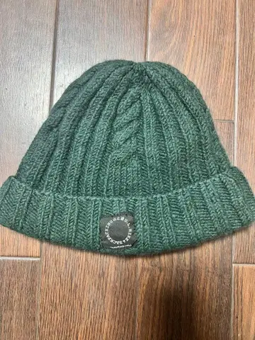 야마토미치 메리노울 니트 모자 딥 포레스트