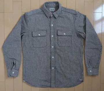 JELADO 체크 플란넬 셔츠 하운드투스 체크 일본제