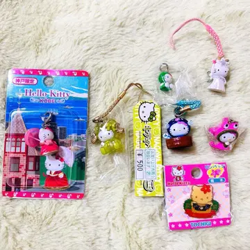 지역 한정 키티 끈 장식 참 묶음 판매 키티 베어