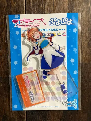 러브 라이브! 선샤인!! x 푸요푸요 빅 아크릴 스탠드 타카미 치카