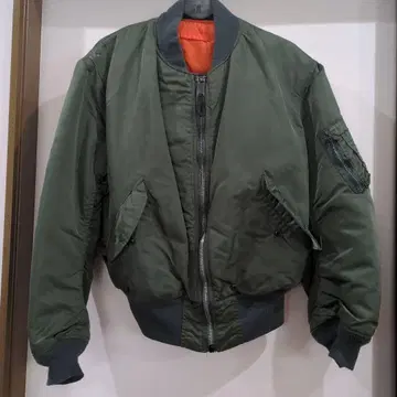 ALPHA MA-1 플라이트 자켓 M 사이즈 올리브 그린