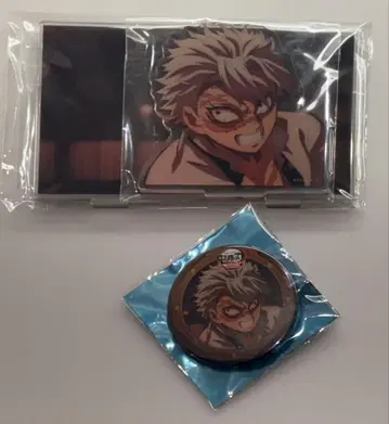 귀멸의 칼날 시나즈가와 사네미 무한성편 장면 사진 아크릴 스탠드 캔뱃지