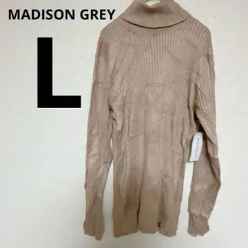 가격 인하 환영 즉시 구매 OK MADISON GREY 베이지 터틀넥 L