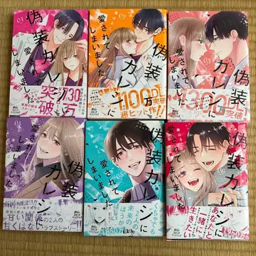 가짜 남자친구에게 사랑받아 버렸습니다 1~6권 전권 세트 오비 포함