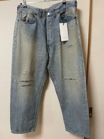 No.37 Washed Wide Denim Pants 32/30