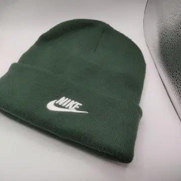 2872 NIKE 나이키 로고 니트 캡 그린