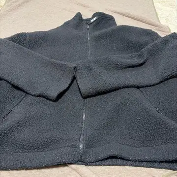 90sDKNY 블랙 플리스 자켓 풀 집업