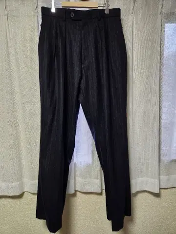 MB 하이엔드 비슈 울 클래식 하이웨스트 와이드 슬랙스