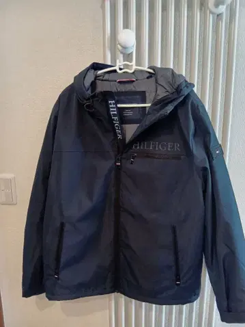 TOMMY HILFIGER 후드 부착 아우터 자켓 다크 블루