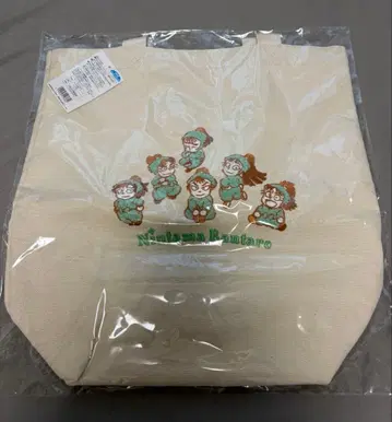 닌타마 란타로 6학년 사가 자수 토트백