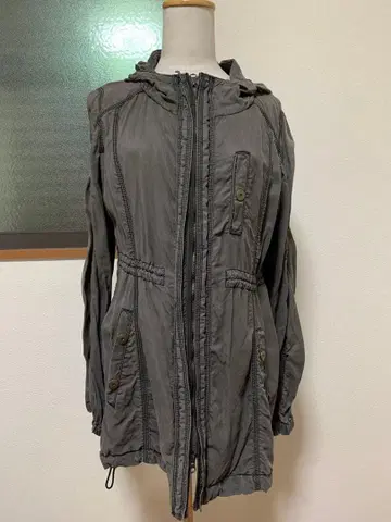 플라밍고 퍼 밀리터리 자켓