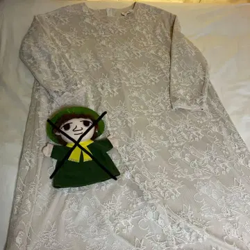 사만사 모스모스 x 무민 자수 원피스