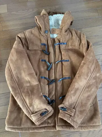 TK MIXPICE 브라운 더플 코트 L