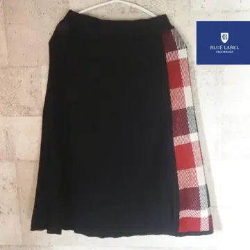 BLUE LABEL CRESTBRIDGE 니트 플리츠 스커트 삼양상회