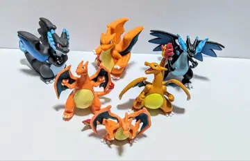 리자몽 피규어 6개 세트 몽콜레, 겟 컬렉션즈, 포켓몬 키즈