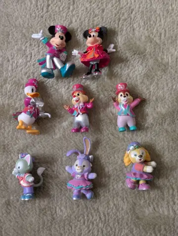 홍콩 디즈니랜드 캐릭터 피규어 8개 세트