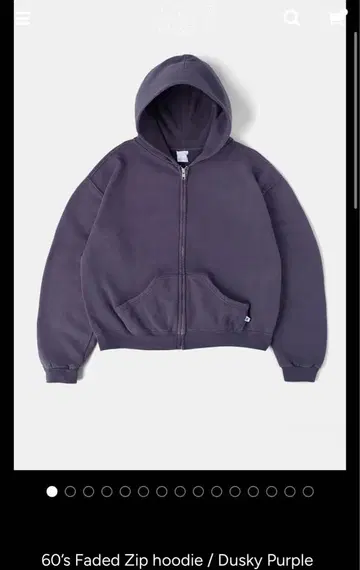 fifth general store 60s Faded Zip hoodie