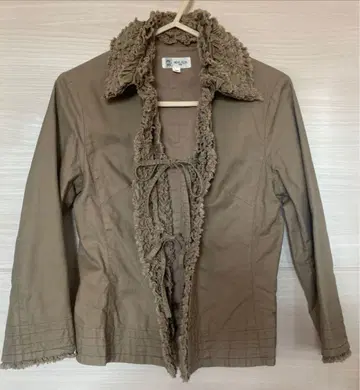 MICHEL KLEIN 브라운 테일러드 자켓 38