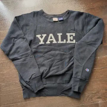 챔피온 리버스 위브 L USA제 네이비 YALE 빨간색 탭