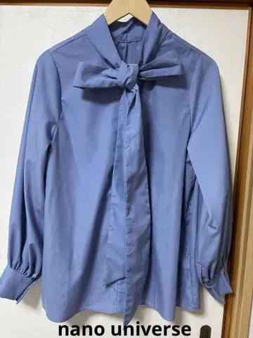 nano universe 보타이 블라우스