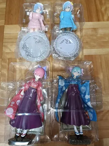 리제로 렘 라무 기모노 피규어 니트 원피스