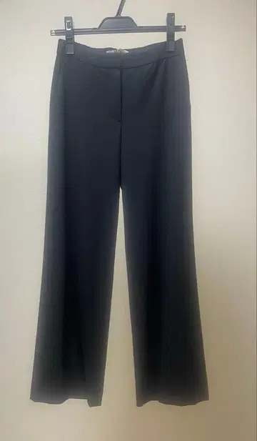 띠어리 럭스 고급 울 소재 와이드 팬츠 블랙 32 사이즈