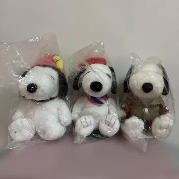 애프터눈 티 스누피 봉제 인형 3개 세트