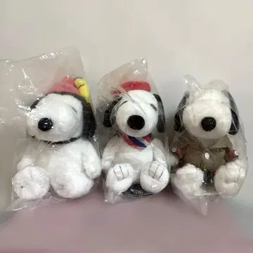 애프터눈 티 스누피 봉제 인형 3개 세트