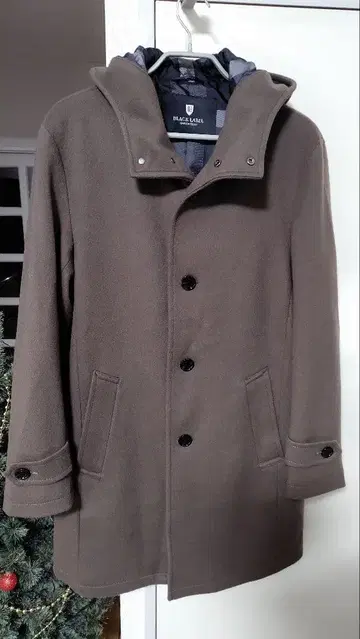 BLACK LABEL CRESTBRIDGE 후데트 롱 코트 L