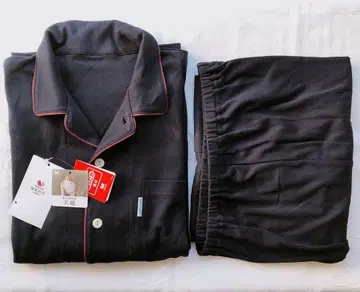 따뜻한 면 100% 천연면 와코루 수면과학 남성용 파자마 룸웨어 M