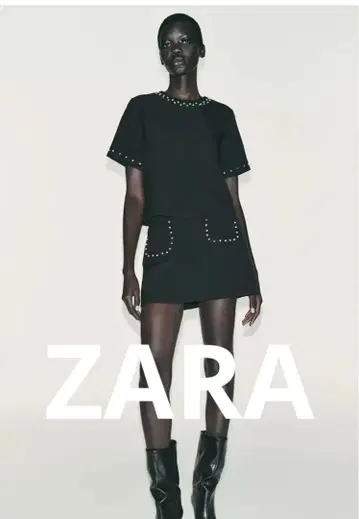 ZARA 미니 스커트