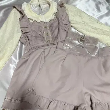 LIZLISA 백 카슈쿨 셋업 핑크