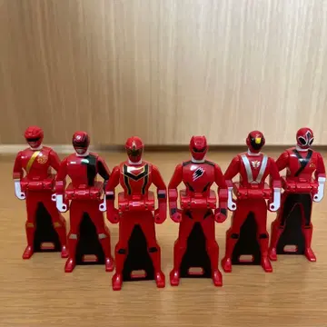 레드 레인저 키 6개 세트