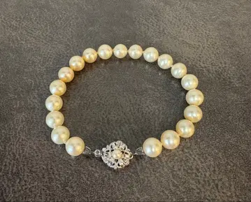 MAJORICA 마조리카 펄 팔찌 SV 클로징 약 19cm 진주 조