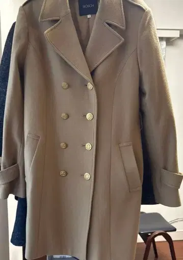 BOSCH 베이지 울 코트