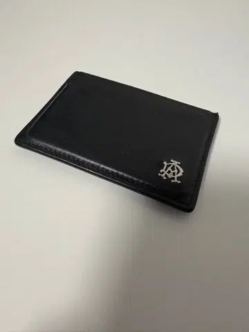 Dunhill 블랙 가죽 카드 케이스